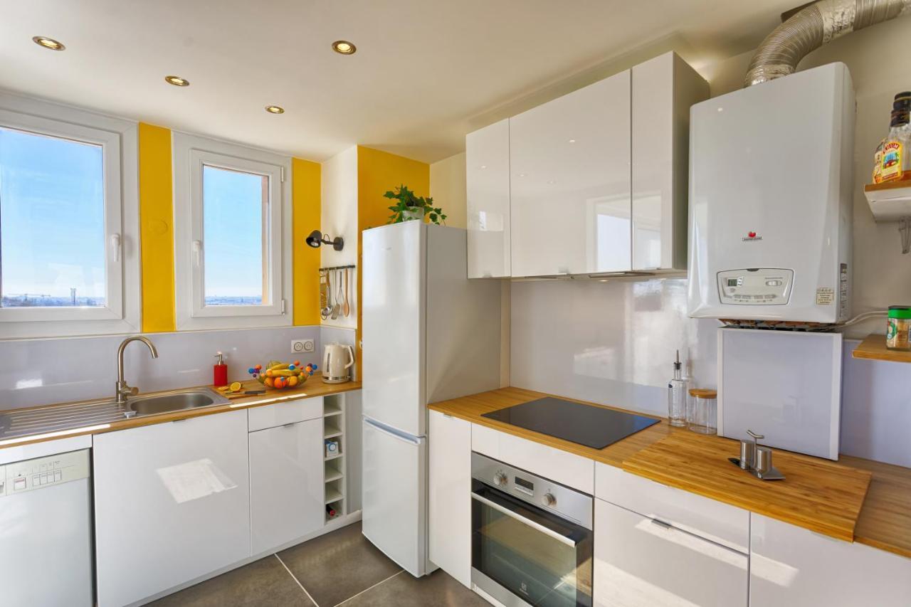 Appartement Nid Panoramique VUE WOW ! SPAdéco - LoungeZEN - Terrasse ensoleillée - arrivée autonome - Netflix - emplacement idéal - Lumineux - rénové à neuf - Wifi Fibre - à Montpellier Extérieur photo