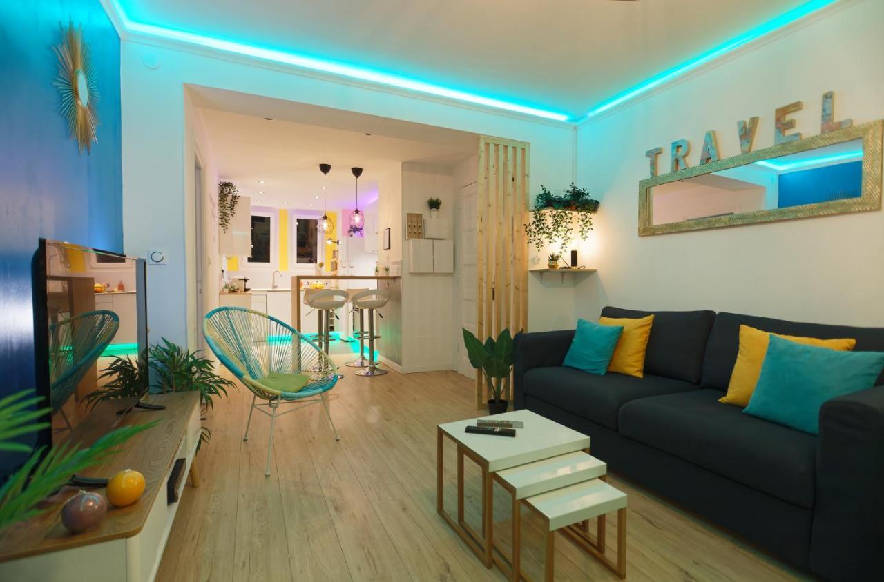 Appartement Nid Panoramique VUE WOW ! SPAdéco - LoungeZEN - Terrasse ensoleillée - arrivée autonome - Netflix - emplacement idéal - Lumineux - rénové à neuf - Wifi Fibre - à Montpellier Extérieur photo